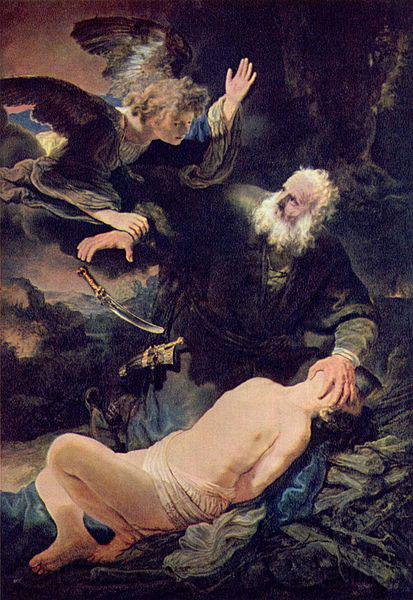 Rembrandt Peale The sacrifice of Abraham Spain oil painting art